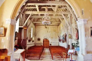 L'intérieur de l'église Saint-Christophe