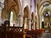 Cusset - Interior of the church Saint-Saturnin: low-side