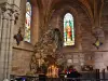Cusset - Inside the church of Saint-Saturnin: the Lourdes Grotto