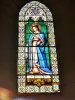 Cusset - Interno della chiesa finestra di Saint-Saturnin Emile Thibaud (1863-1867), Santa Caterina