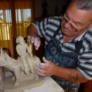 Santon Córcega, escultor Periault Lionel