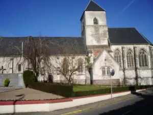 Saint Martin Kirche aus dem 15. Jahrhundert als historisches Denkmal aufgeführt