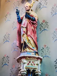 Statue de saint Claude - Collégiale de Dole (© J.E)