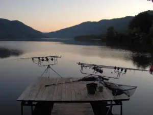 Fishing on the lake