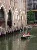Boottochten in de oude stad Douai