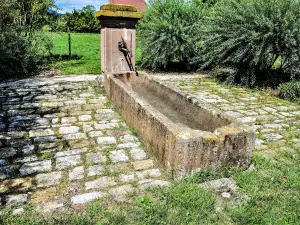 Trinkbrunnen bei der Kapelle (© J.E)