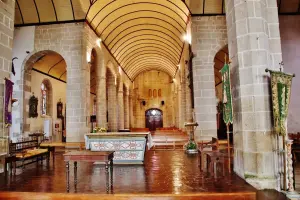 Inside the church