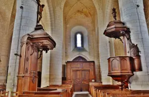 El interior de la iglesia de Saint-Martin