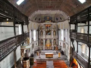 Interior of the church Saint-Etienne