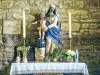 Etalans - Altar de la Virgen, en la iglesia (© JE)