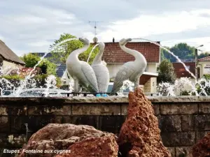 Fontaine aux cygnes (© J.E)