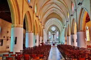 El interior de la Iglesia de Notre-Dame