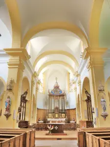 Nef de l'église Saint-Georges (© Jean Espirat)