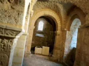 The Carolingian crypt of St Peter's Abbey in Flavigny