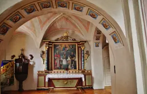 The interior of the Church of Saint Theodule