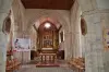 el interior de la iglesia de Notre -Dame