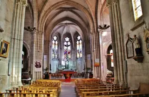 The interior of the church