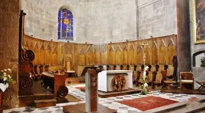 Inside the church