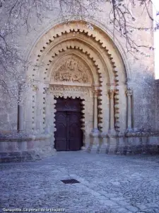 Abbaye de Ganagobie - Portail de la chapelle