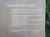 Lagrand - Informatie over het aquaduct van de Céans (© J.E)