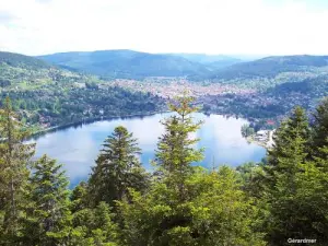 Gérardmer vu de la tour de Mérelle