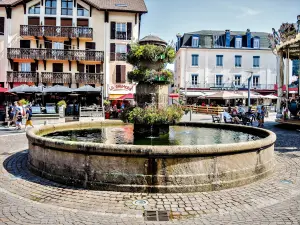 Fontaine, place Albert Ferry (© J.E)