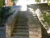 Escaleras en el pueblo de Gordes