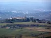 Gourdon - Vue aérienne