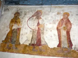 Fresco karolingischen Kirche Forges