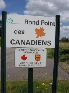 Rond-point des Canadiens (© Suzanne Morillon-Vilatte)