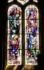 Stained glass window of Saint-Oierre Fourier catechizing - Church of Granges-sur-Vologne (© JE)