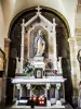 Altar of the Virgin - Church of Granges-sur-Vologne (© JE)