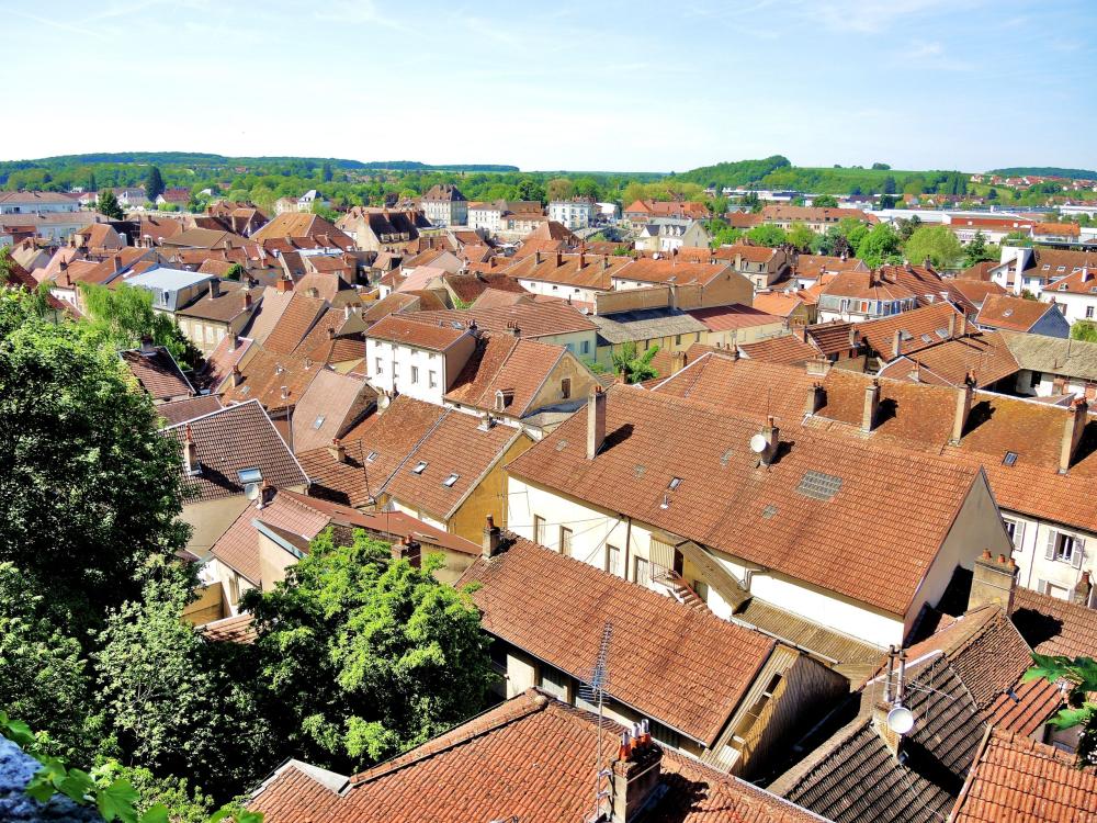 Gray - Panorama from the ancient castle, on the southwest side of the lower town (© JE)