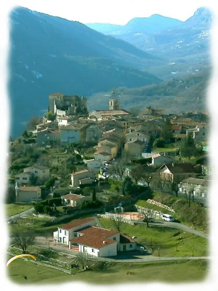 Gréolières - il villaggio