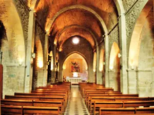 Kirchenschiff Notre-Dame des Ormeaux (© JE)