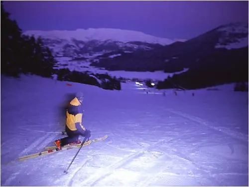 Gresse-en-Vercors - Night skiing