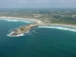 Vista aerea della torcia