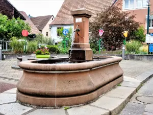 Fountain, in front of the town hall (© JE)