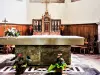 Altar y retablo del iglesia (© JE)