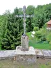 Château-Lambert  - 教会の前の1743年の十字架（©Jean Espirat）