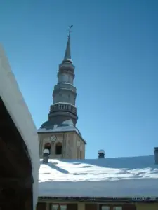 La cúpula de cebolla de Hauteluce