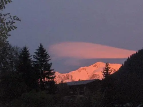 Hauteluce - Sunset on Mont Blanc