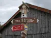 Bicicleta de montaña y ruta de senderismo La Vy aux moines - Mont d'Hauterive