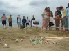 Hauteville-sur-Mer - Ball contest on the beach