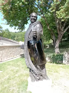 Standbeeld van de monnik Dom Pierre Pérignon