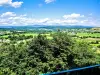 Vista panorámica desde el grand bois belvedere (© JE)