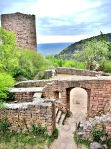 Gateway to the Wahlenbourg, view of the inner courtyard (© J.E)