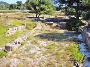 Olbia - leefgebied eilanden en Roman winkels (© J. E)