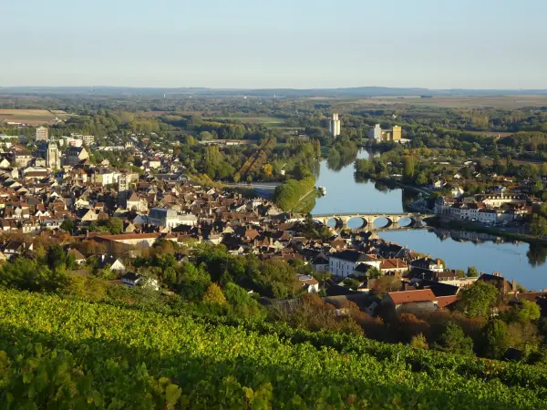 Joigny view from the viewpoint