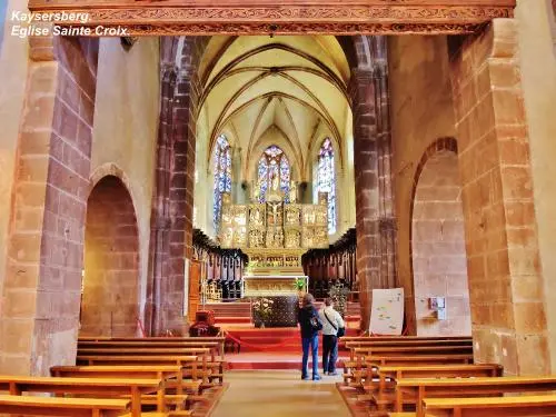 Kaysersberg Vignoble - Nef de l'église Sainte-Croix (© Jean Espirat)